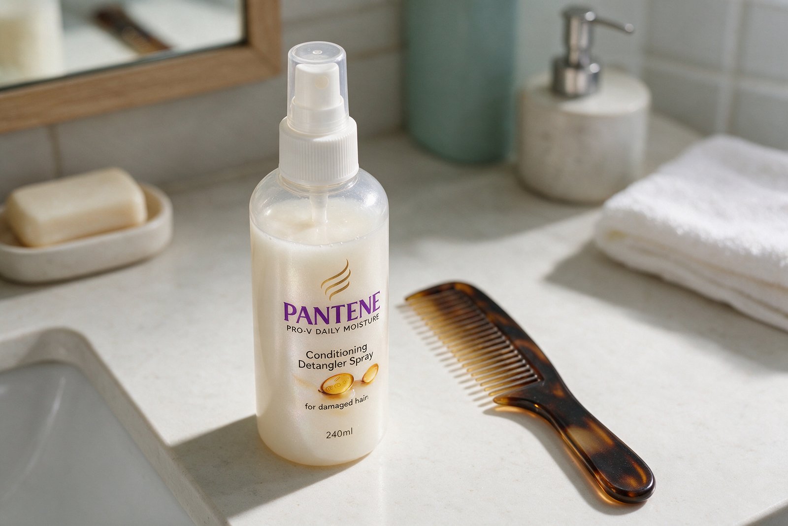 Read more about the article Pantene Conditioning Detangler Spray: Effortless Nutrient Boost, Repair and Protect for Damaged Hair